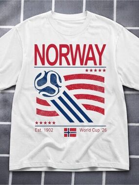 Gildan Norway Soccer Graphic Tee